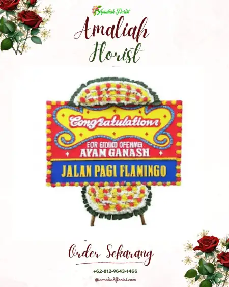 Sewa Papan Bunga Selaprang
